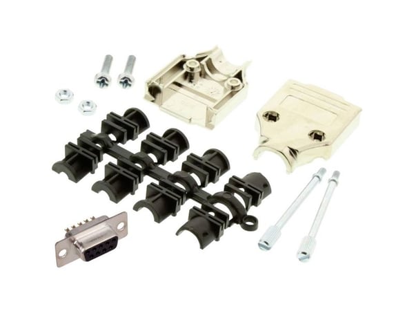 MH Connectors MHDTPK9-DM9S-K D-SUB hun-kontaktrekke-sett 180° poltall: 9 loddekontakt 1 st (MHDTPK9-DM9S-K)