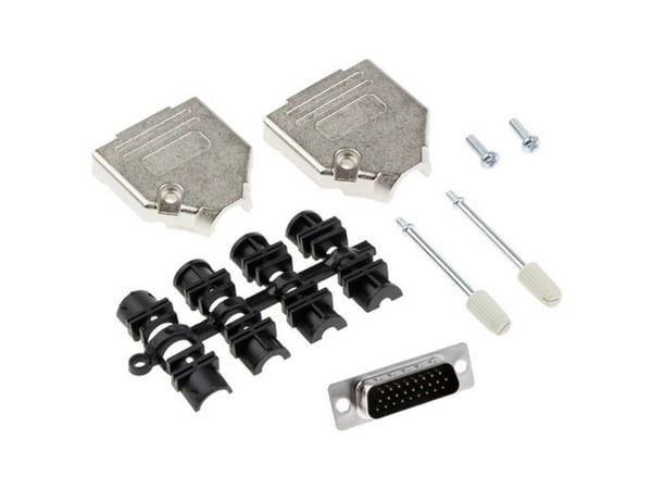 MH Connectors MHDTZK15HD26MS-K D-SUB stiftlist set 180° Polnummer: 15 Lödhuvud 1 st