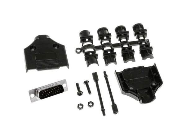 MH Connectors MHDTPPK15HD26MSK D-SUB stiftlistesett 180°, poltall: 15 loddeben - 1 stk