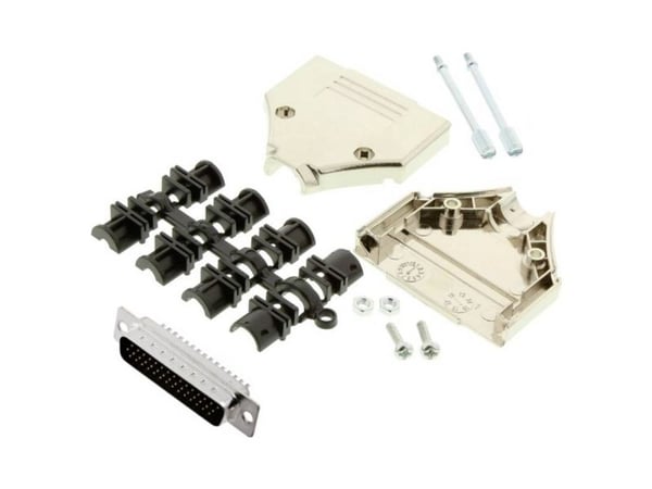 MH Connectors MHDTPK25HD44MS-K D-SUB han stiftlistesett 180° Antall poler: 25 loddekontakt 1 St. (MHDTPK25HD44MS-K)
