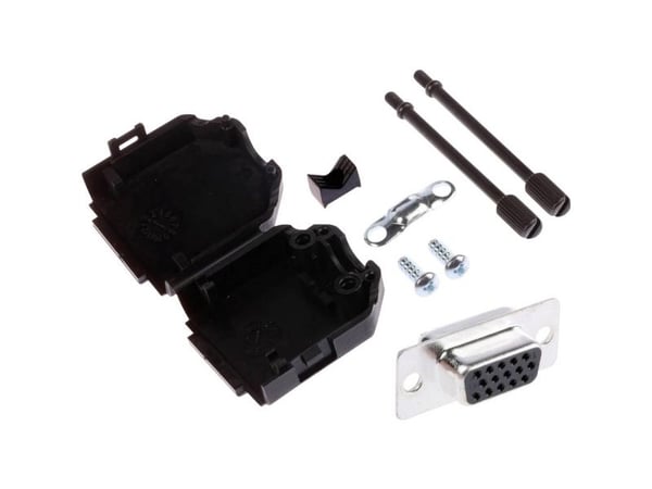 MH Connectors MHDPPK9HD15FS-K D-SUB hannkontakt-rekke 180° poltall: 9 loddekopp 1 stk
