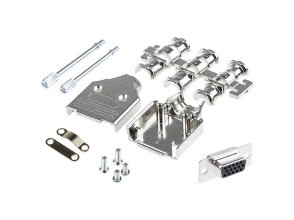 MH Connectors MHDM9-HD15FS-K D-SUB hannstiftlistesett 180° 9-polet loddekopp 1 stk