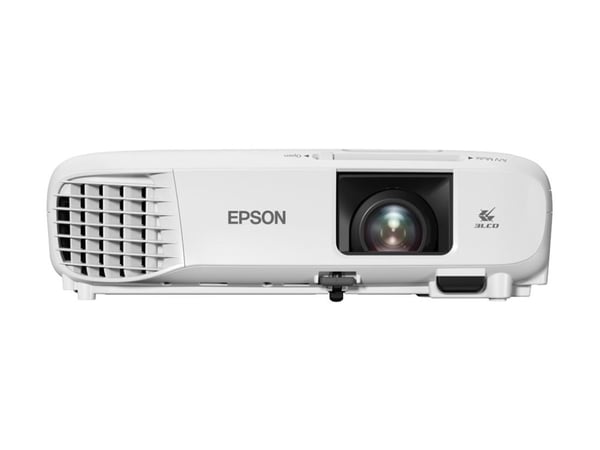 Epson EB-E24 - 3LCD-projektor - bærbar - 3600 lumen - XGA (1024 x 768) - 4:3 - hvid