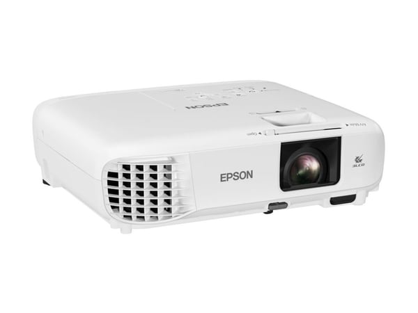 Epson EB-E24 - 3LCD-projektor - bærbar - 3600 lumen - XGA (1024 x 768) - 4:3 - hvid