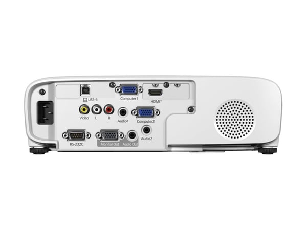 Epson EB-E24 - 3LCD-projektor - bærbar - 3600 lumen - XGA (1024 x 768) - 4:3 - hvid