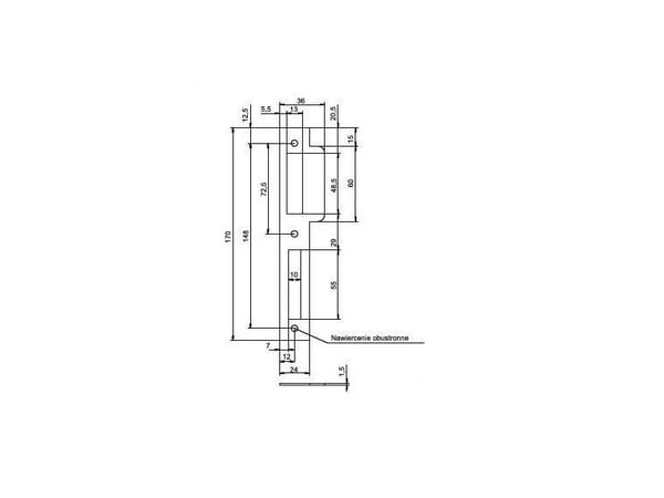 Lob Strike Plate Rp851pwhite Sink