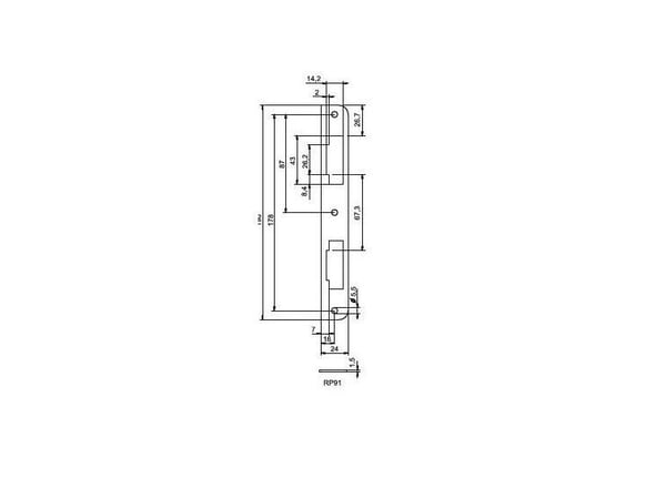 Lob Strike Plater Rp91 Hvit sink
