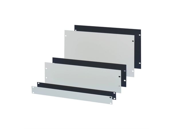 Frontpanel SCHROFF 19" 8 HU, 4 mm, Al, anodisert