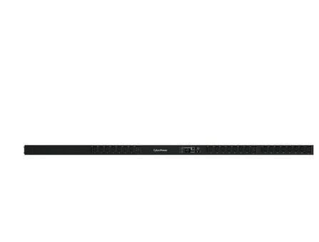 CyberPower PDU81405, Mitattu, Ohjattu, Kytkimellinen, 0U, Yksivaiheinen, Pystysuora, Metalli, Musta