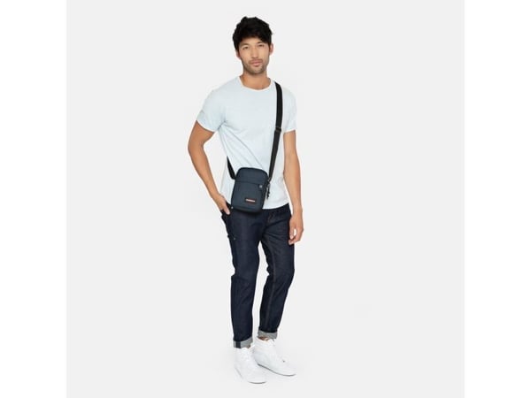 Eastpak EK04526W, Unisex, Skulder veske, Glidelås, Baklomme, Forlomme, Glidelåslomme, Blå