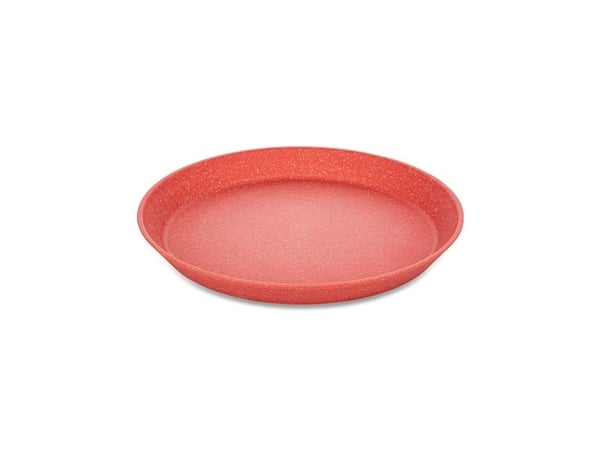 koziol Connect, Middagstallerken, Rund, Rød, 20,5 cm, 20 mm, 4 stykker