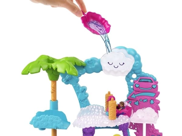 Mattel Polly Pocket-figur: Brennende bilvaskesett HHJ05