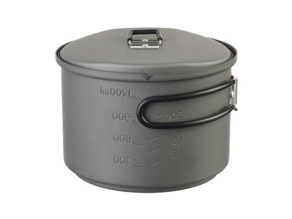 ESBIT Cookset with alcohol burner, Krukke, Aluminium, 1,5 l, Aluminium, Sort, Aluminium, 15,4 cm