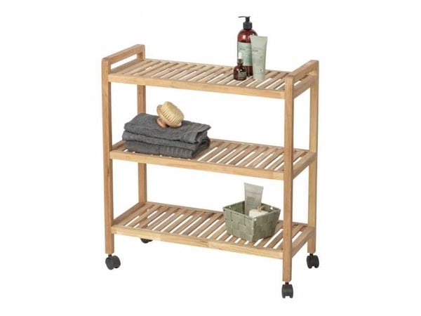 WENKO 24837100, Tre, Tre, 3 hyller, 4 hjul, 650 mm, 310 mm
