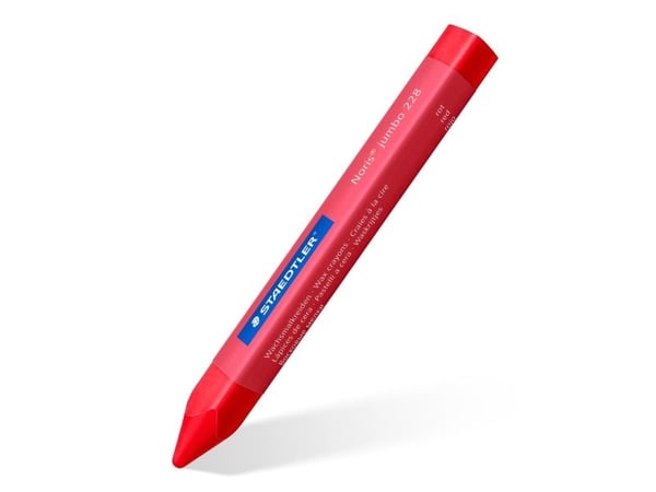 Staedtler Crayons, 12 stykker, Assorterte farger, Flerfarget, Trekant, Voks, 1,4 cm