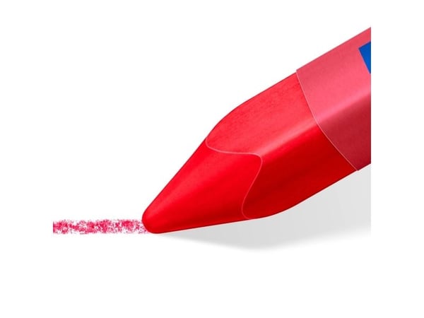 Staedtler Crayons, 12 stykker, Assorterte farger, Flerfarget, Trekant, Voks, 1,4 cm