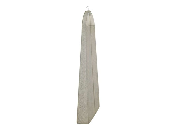 WENKO 64523100, Myk klesoppbevaringsbag, Taupe / brun, Polyetylentereftalat (PET), Polypropylen (PP), Glidelås, 60 cm, 180 cm