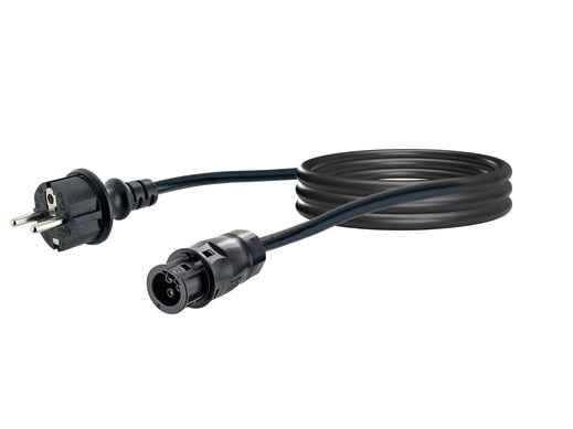 Schwaiger SOSB0500, Kaapeli, musta, 1,5 mm², IP44, 5000 mm, 37 mm