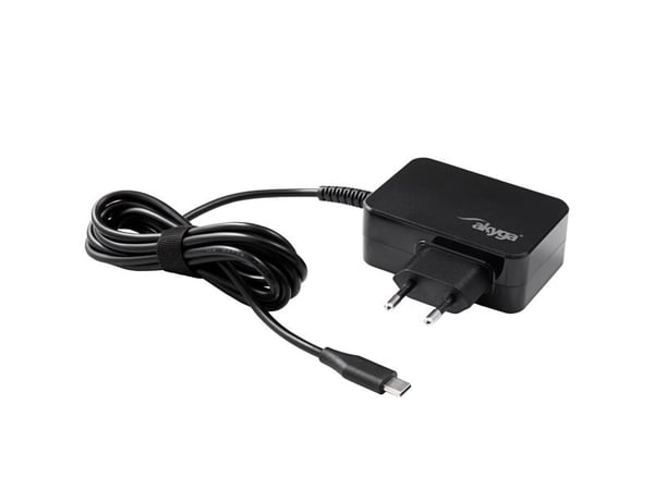 Akyga AK-ND-81 - Strømadapter - 65 watt - 3.25 A - PD 3.0 (USB-C) - svart