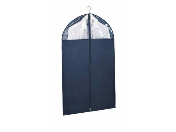 WENKO 64531100, Myk klesoppbevaringsbag, Blå, Polyester, Ingen mønster, Glidelås, 60 cm