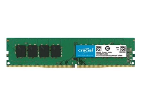 Crucial CB8GU3200, 4 GB, 1 x 4 GB, DDR4, 288-pinners DIMM-modul