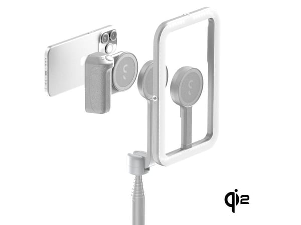 ShiftCam SnapGrip Pro, Grep, Steinfarge, Polykarbonat (PC), Harpiks, Alle merker, Apple iPhone 15 Pro Max iPhone 15 Pro iPhone 15 Plus iPhone 15 iP...