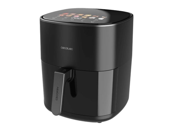 Cecotec Cecofry&Grill Duoheat 6500, Varmluftsfrityr, 6,5 l, 40 °C, 200 °C, Single/enkelt, Sort