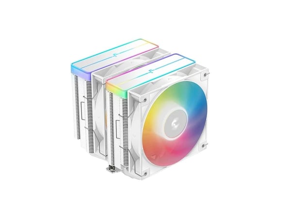 Deepcool K-kjøler AG620 Hvit ARGB V2 (R-AG620-WHAMMN-GJD)