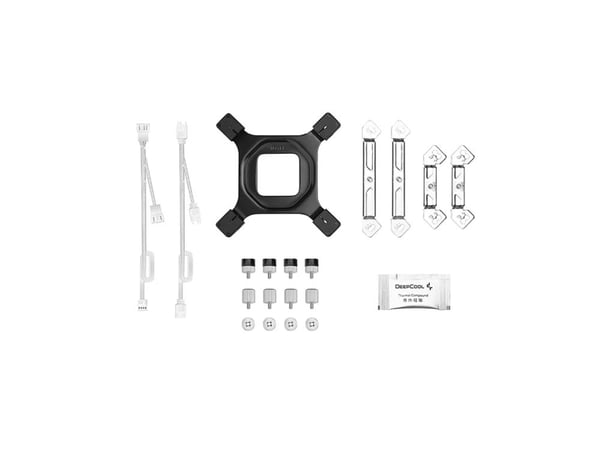 Deepcool K-kjøler AG620 Hvit ARGB V2 (R-AG620-WHAMMN-GJD)
