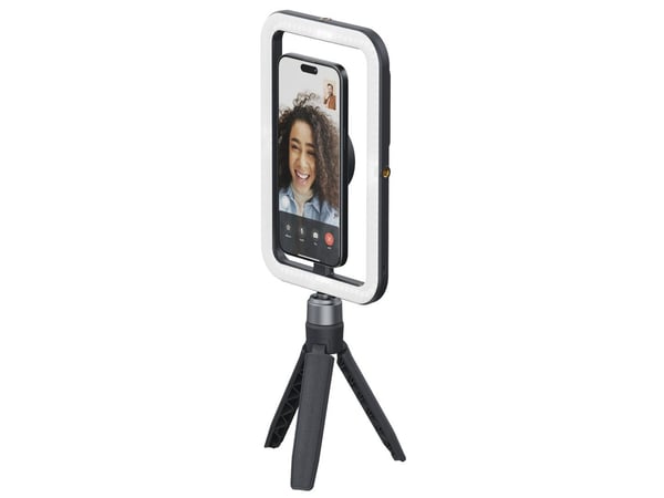 ShiftCam SnapStudio Light, Selfie-lys, Sort, Alle merker, iPhone 12 & above Android & Phone Cases, USB Type-C, LED