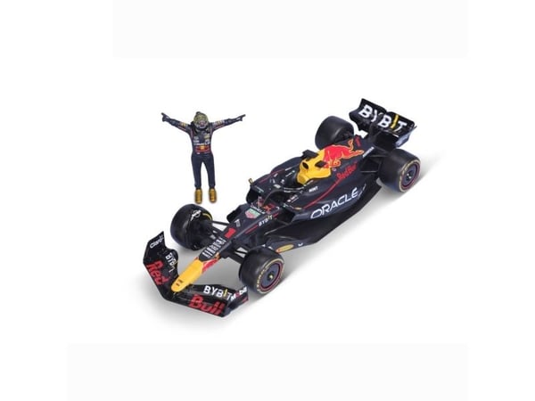 BBURAGO Red Bull RB19 (2023) #1, Sportsbil, Montert på forhånd, 1:24, Red Bull F1 RB19, Alle kjønn, Metall, Plast