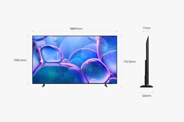 Samsung TU85U7025FK - 85" Diagonalklasse U7025 Series LED-bakgrunnsbelyst LCD TV - Crystal UHD - Smart TV - Tizen OS - 4K UHD (2160p) 3840 x 2160 -...