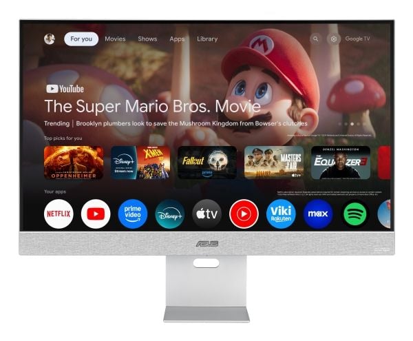 ASUS ZenScreen Smart MS32UC - LED-skjerm - 32" (31.5" synlig) - 3840 x 2160 4K @ 60 Hz - IPS - 400 cd/m² - 1000:1 - DisplayHDR 400 - 5 ms - HDMI, D...
