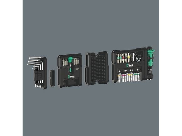 Wera 05049025001, Sort, Metallisk, 50 verktøy