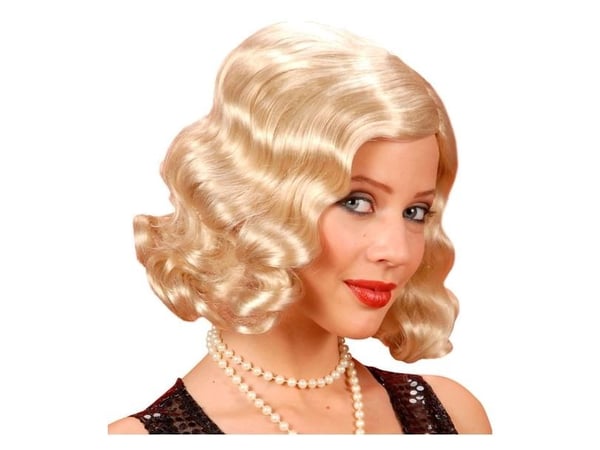 Roaring 20s paryk, blond