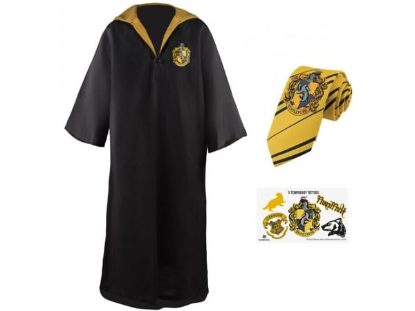 Hufflepuff keps med slipsar
