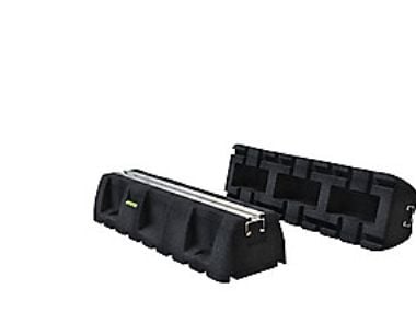 Extreme montageblokke - L: 600 mm, B: 140 mm, H: 95 mm, 500 kg, Med aluskinne
