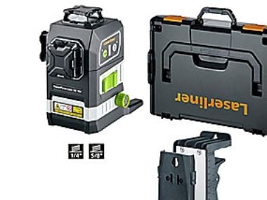 Laserline line laser 3x360gr - PowerPlane 3G multi 18V vihreä laser, u/batt, toimitetaan kotelossaan