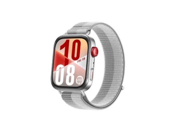 Huawei Watch Fit 4 - Aluminiumslegering - smartklokke med stropp - nylon - grå - håndleddstørrelse: 130-210 mm - display 1.82" - NFC, Bluetooth - 2...