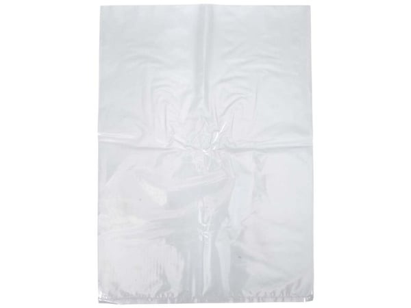 Plastikpose, 70 µm, 500 x 700 mm, LD-PE transparent, pakke a 250 stk Fødevaregodkendt