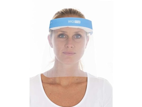 Ansigtsvisir, PET, economy, LD-PE transparent - (5 stk.)