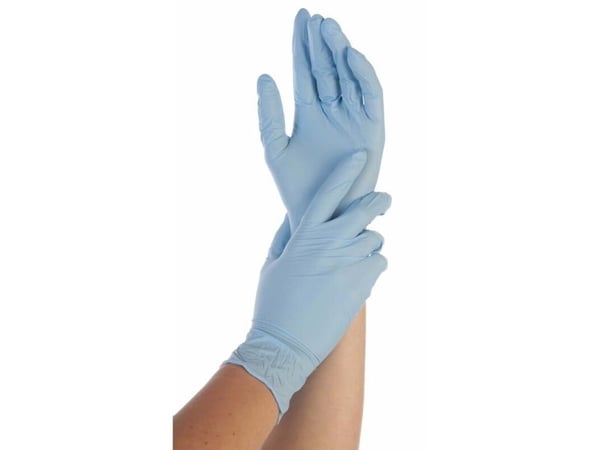 Nitriilikäsine Classic Fit S sininen jauheeton 100kpl/pakkaus