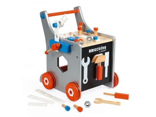 JANOD Brico''Kids Magnetic Diy Trolley (wood), Tre, Frankrike, 350 mm, 440 mm, 370 mm, 1 stykker