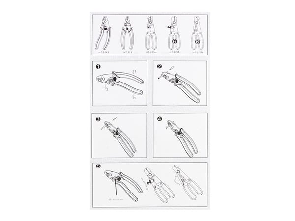 LogiLink Irrotuspihdit valokuitukaapelille, 3-reikäinen, 0,13-4mm