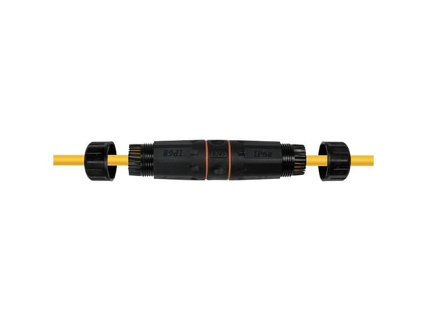 LogiLink Patchkabelkontakt för utomhusbruk, Cat.6A, skärmad RJ45 hona - RJ45 hona, för anslutning av Cat.6A - 1 st (NP0086)