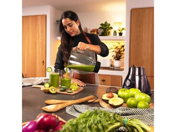 Cecotec Power Black Titanium 1800 Go, Bord juicepresse, 1,8 l, Isknusing, 1800 W, Sort
