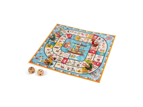 JANOD Carrousel Game of the Goose, Fotoark kartong, Tre, Frankrike, 158 mm, 45 mm, 250 mm, 1 stykker