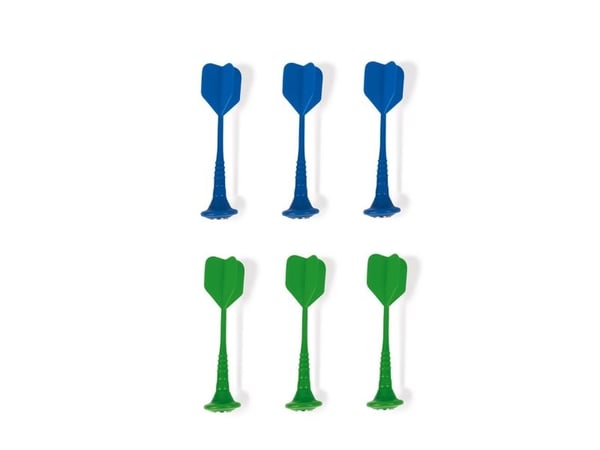 JANOD 6 Magnetic Darts (Green And Blue), Frankrike, 90 mm, 1 stykker, 280 mm, 20 mm
