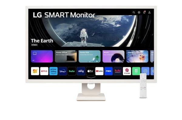 LG MyView 32SR50F-W - LED-skjerm - Smart - 32" (31.5" synlig) - 1920 x 1080 Full HD (1080p) - IPS - 250 cd/m² - 1200:1 - HDR10 - 8 ms - 2xHDMI - hø...