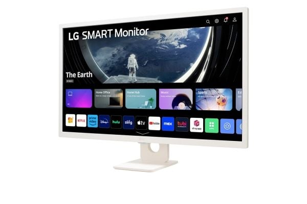 LG MyView 32SR50F-W - LED-skjerm - Smart - 32" (31.5" synlig) - 1920 x 1080 Full HD (1080p) - IPS - 250 cd/m² - 1200:1 - HDR10 - 8 ms - 2xHDMI - hø...